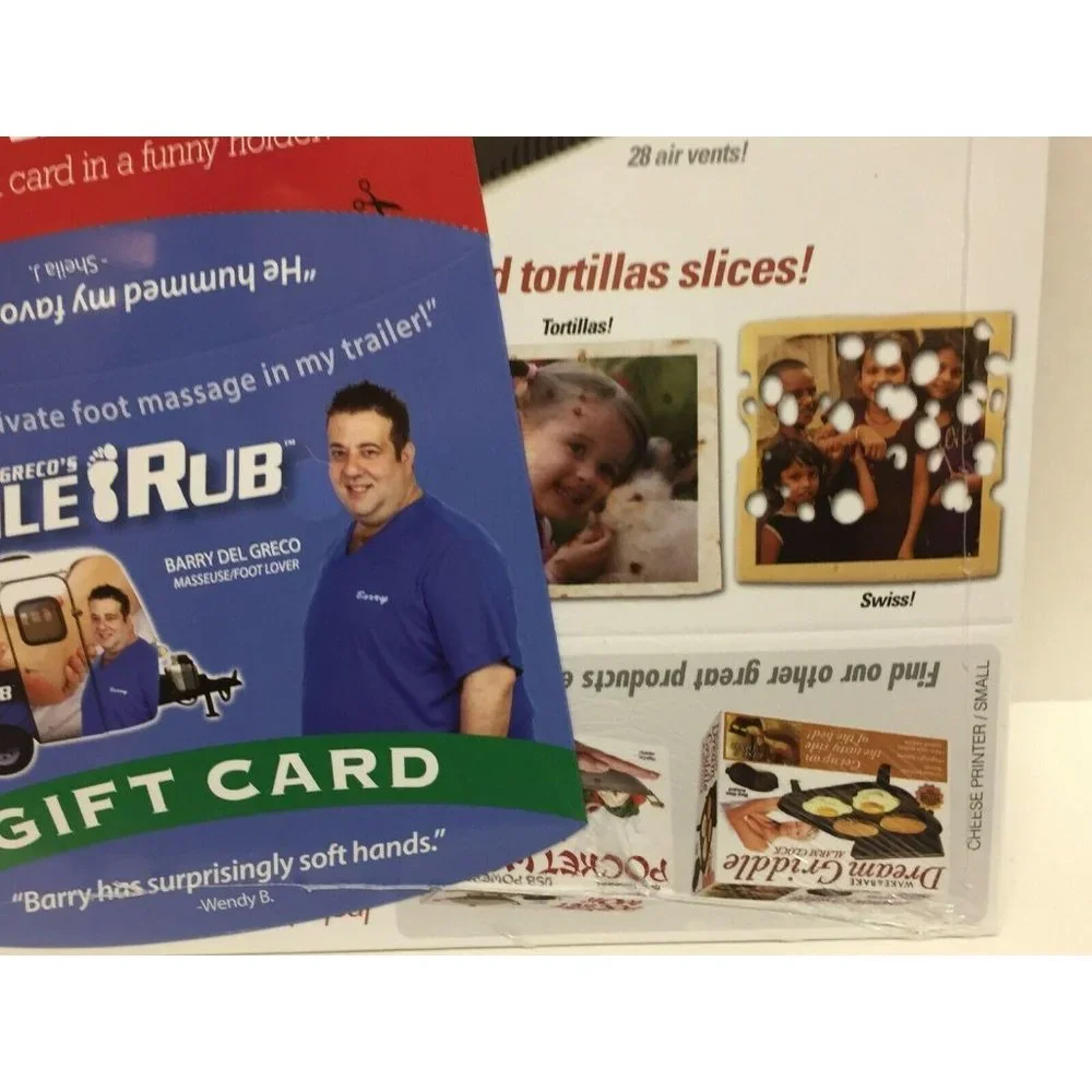 Prank Gift Box Cheese Printer Wrap Small Real Funny Henri Joke Fake Gag Card